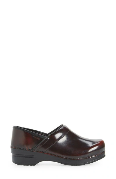 Sanita Professional Cabrio Clog In Bordeaux 047
