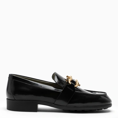 Shop Bottega Veneta | Monsieur Loafers In Black Patent Leather