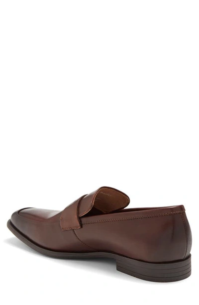 Rush By Gordon Rush Bradley Penny Loafer In Brandy