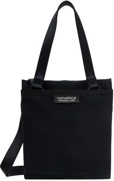 Nanamica Black Water-repellent Messenger Bag In K Black | ModeSens