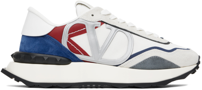 Shop Valentino Multicolor Netrunner Sneakers In 7dc Bia-blu D-sto/ro