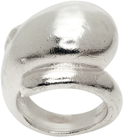 Shop Alighieri Silver In Vino Veritas Ring