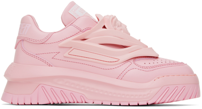 Shop Versace Pink Odissea Sneakers In 1pg40 Rose