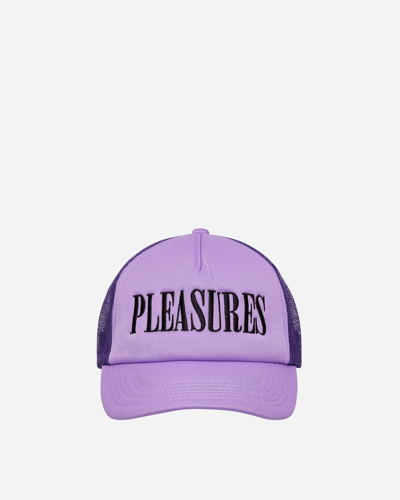 Shop Pleasures Lithium Trucker Cap Purple In Pink