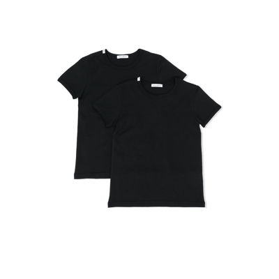 Shop Dolce & Gabbana Black Cotton T-shirt Set
