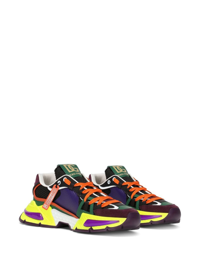 Shop Dolce & Gabbana Airmaster Low-top Sneakers In Purple