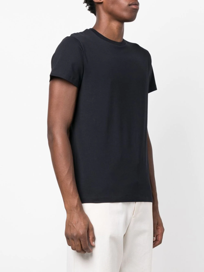 Jil Sander Short-sleeve Cotton T-shirt In Black