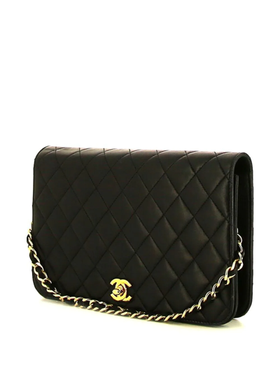 Pre-owned Chanel Full Flap Shoulder Bag In Black