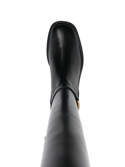 Shop Bally Eloire Knee-high Boots In Black