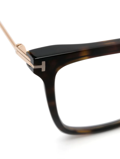 Tom Ford Square-frame Eyeglasses In Brown