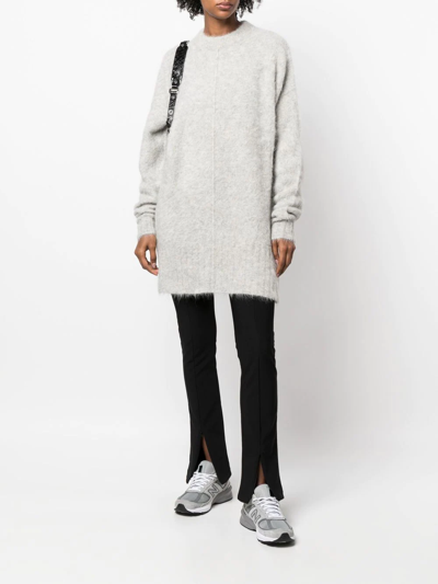 Shop Rodebjer Crew-neck Alpaca-wool Jumper In Grey