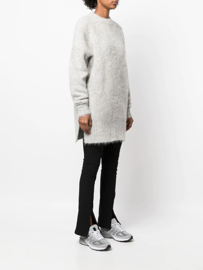 Rodebjer Crew-neck Alpaca-wool Jumper In Grey