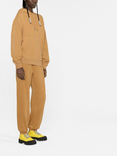 Ksubi 3 X 4 Oh G Cotton Hoodie In Orange
