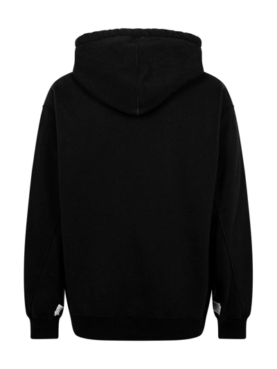 Shop Supreme Cropped Panels Hoodie In Black