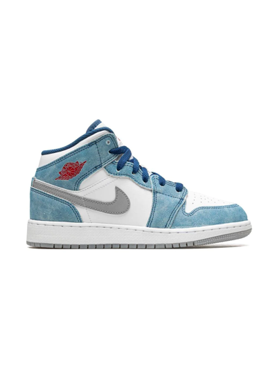 Jordan Air  1 Mid Se Sneakers In Blue