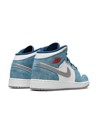 Shop Jordan Air  1 Mid Se "french Blue" Sneakers