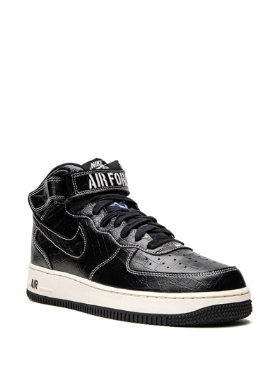 Shop Nike Air Force 1 Mid Lx "our Force 1" Sneakers In Black