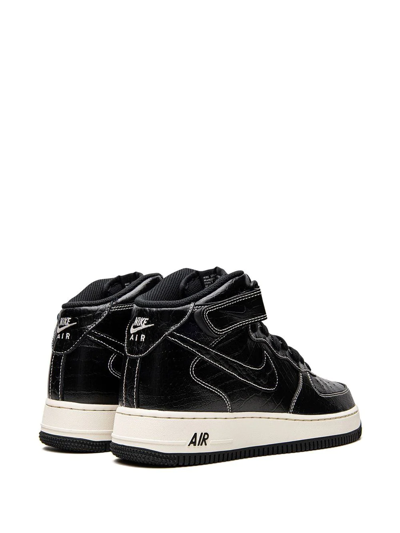 Shop Nike Air Force 1 Mid Lx "our Force 1" Sneakers In Black