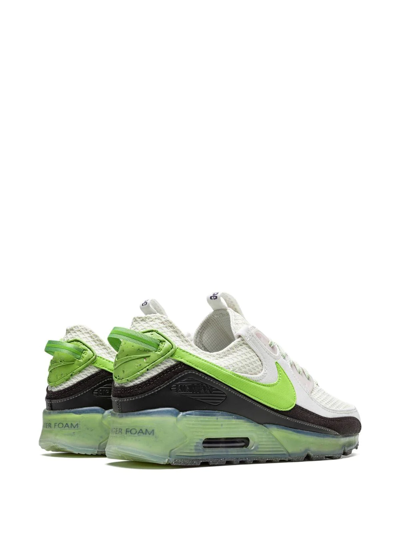 Shop Nike Air Max Terrascape 90 "phantom/vivid Green/olive Aura" Sneakers In White