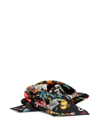 RvceShops Revival, Gucci Love Parade floral-print silk scarf