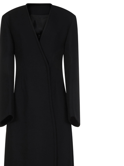 Shop Attico The  Dallas Coat In Black