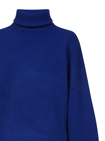 Shop Attico The  Grace Sweater <br> In Blue