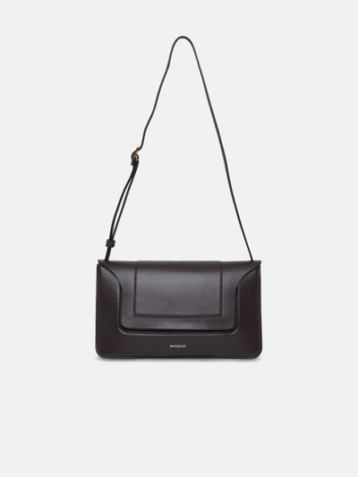 Shop Wandler Brown Leather Penelope Bag In Black