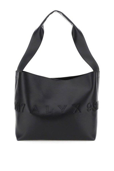 Shop Alyx Logo Detailed Tote Bag In Black