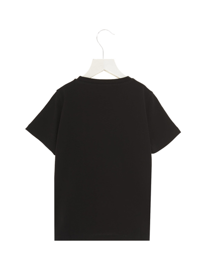 Shop Versace I Love You  T-shirt In Black