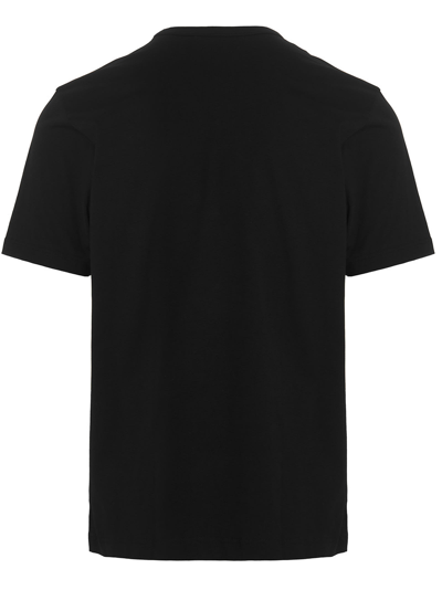 Shop Comme Des Garçons Shirt Lettering Patch T-shirt In Black