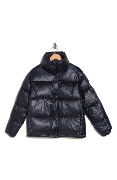 Noize Meadow Puffer Jacket In Navy Eclipse