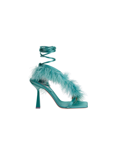 Shop Sebastian Milano Women's  Green Other Materials Sandals