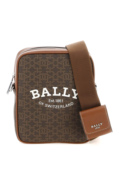 Shop Bally B Chain Crossbody Bag In Brown