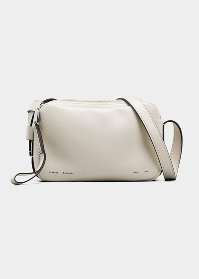 Shop Proenza Schouler White Label Watts Leather Camera Shoulder Bag In 102 Vanilla
