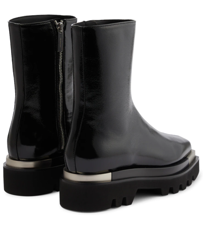 Peter Do Metal-trimmed Leather Ankle Boots In Black