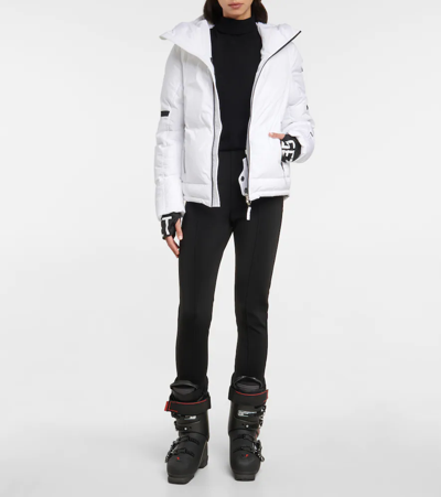 Jet Set Julia Padded Ski Jacket In White