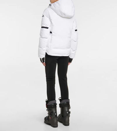 Jet Set Julia Padded Ski Jacket In White