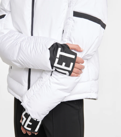 Jet Set Julia Padded Ski Jacket In White