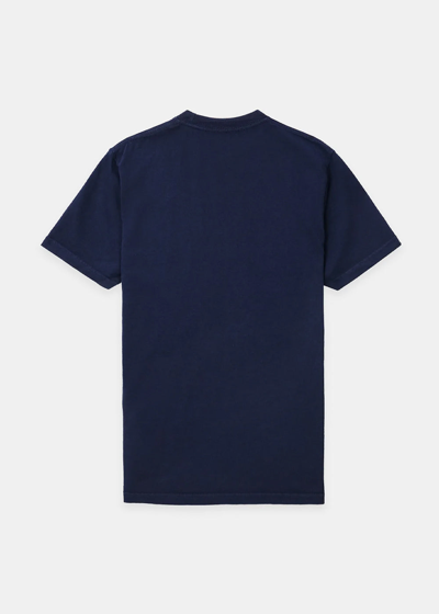 Shop Sporty And Rich Sporty & Rich Navy Cycling Club T-shirt In Navy & White