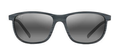 Shop Maui Jim Lele Kawa Mj 811-11d Square Polarized Sunglasses In Grey