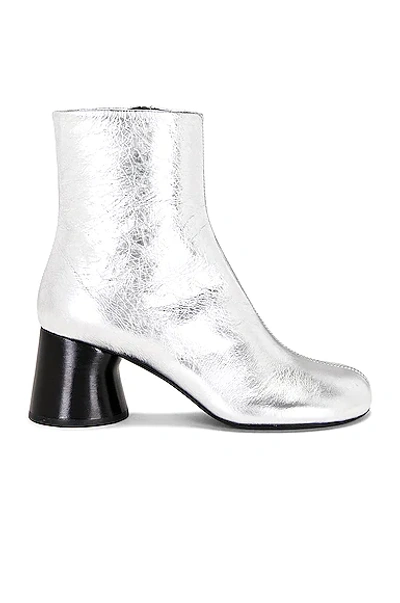 Shop Khaite Admiral Ankle Boot In Silver