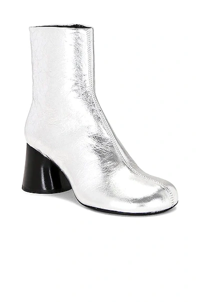 Shop Khaite Admiral Ankle Boot In Silver
