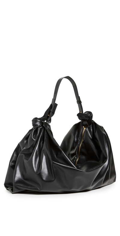 Shop Mark Cross Scarf Bag In Black