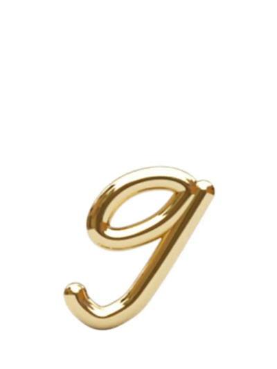 Shop The Alkemistry 18kt Yellow Gold Initial G Stud Earring