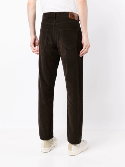 Shop Ymc You Must Create Tearaway Straight Corduroy Jeans In Green