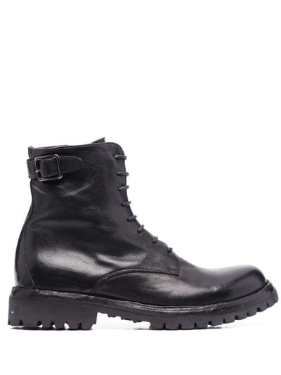 Shop Officine Creative Loraine Lace-up Boots In Black