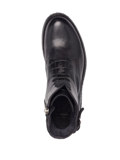 Officine Creative Loraine Lace-up Boots In Black