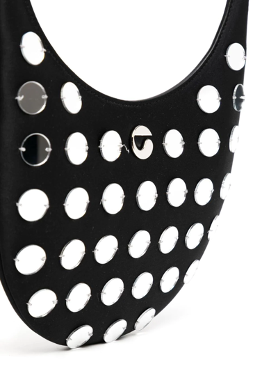 Coperni Polka-dot Stud Shoulder-bag In Schwarz