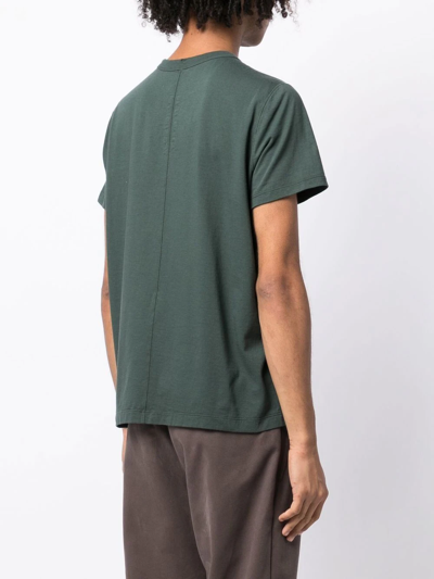 Shop Rick Owens Solid-color Knit T-shirt In Grün