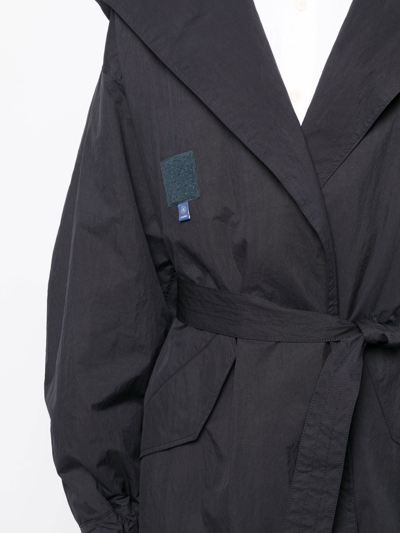 Shop Fumito Ganryu M-51 Hooded Coat In Schwarz